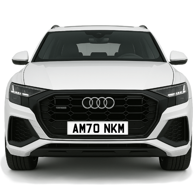 AM70 NKM Private Plate on a super new vehicle. Looks great!