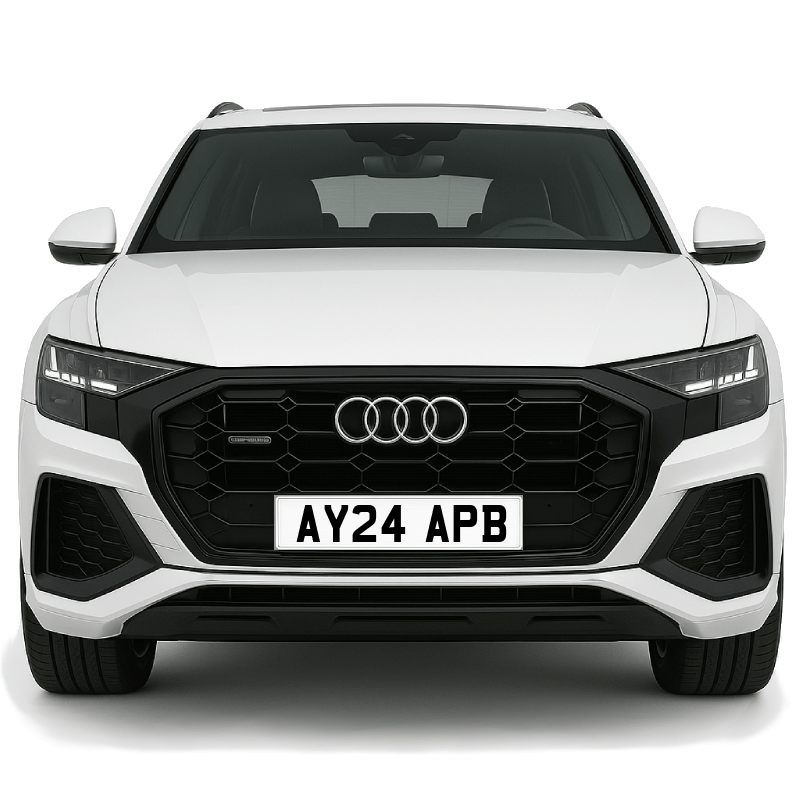 AY24 APB Private Plate on a super new vehicle. Looks great!