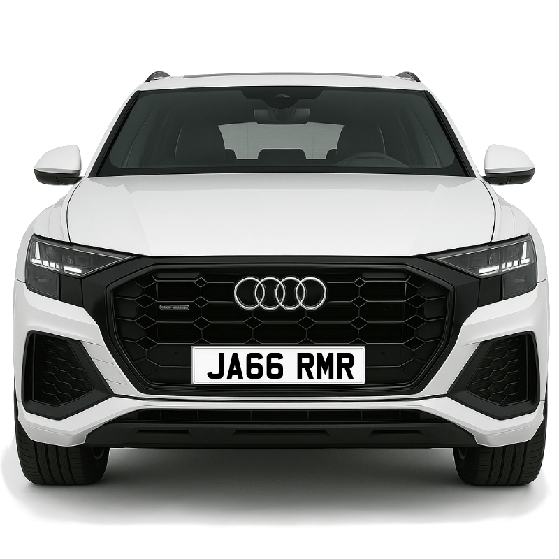 JA66 RMR Private Plate on a super new vehicle. Looks great!