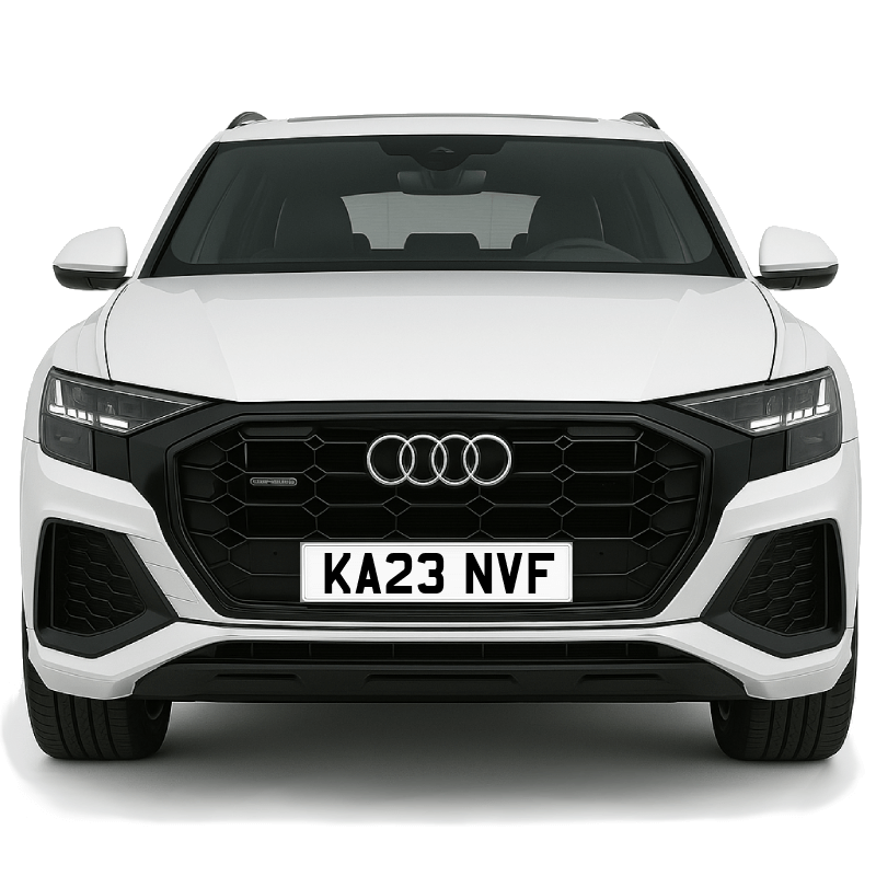 KA23 NVF Private Plate on a super new vehicle. Looks great!