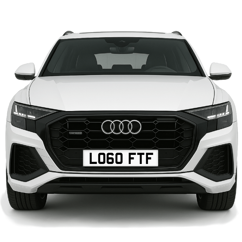 LO60 FTF Private Plate on a super new vehicle. Looks great!