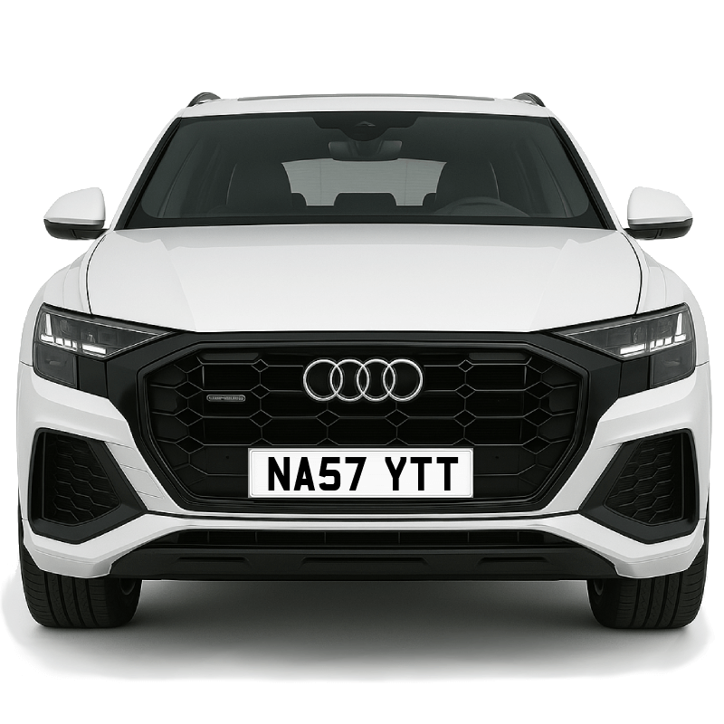 NA57 YTT Private Plate on a super new vehicle. Looks great!