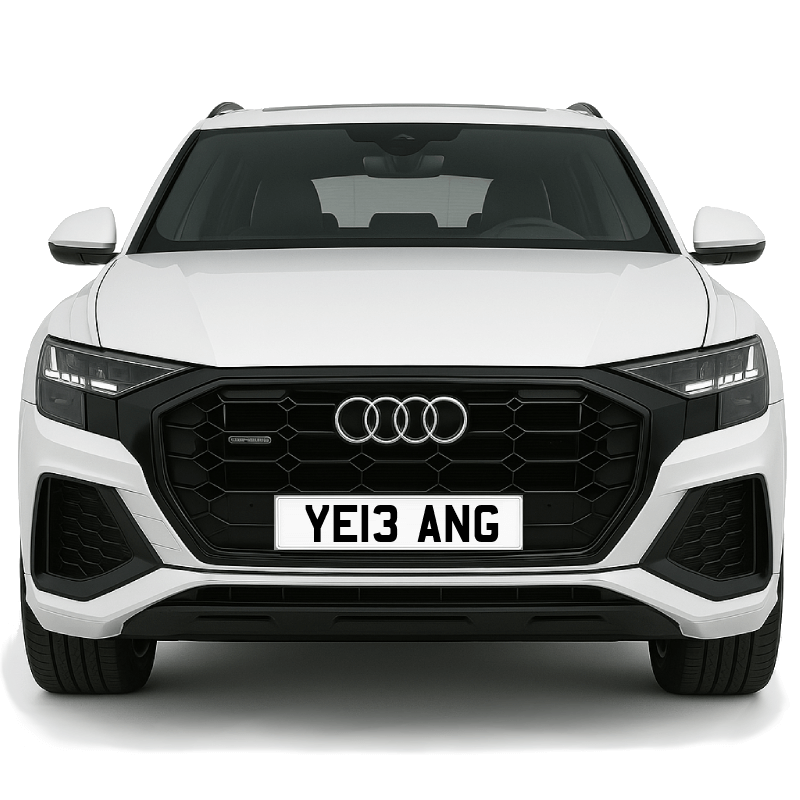 YE13 ANG Private Plate on a super new vehicle. Looks great!